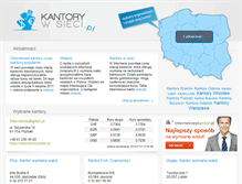 Tablet Screenshot of kantorywsieci.pl